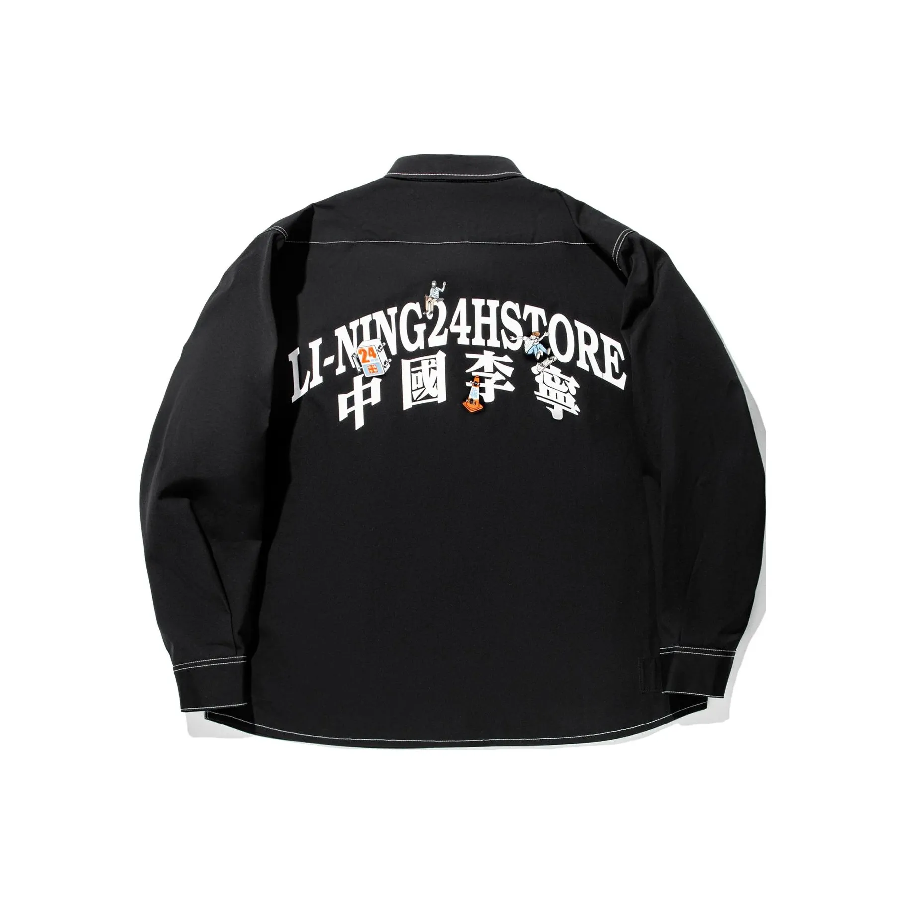 LINING x Phil Hackett Рубашка Мужская Черная