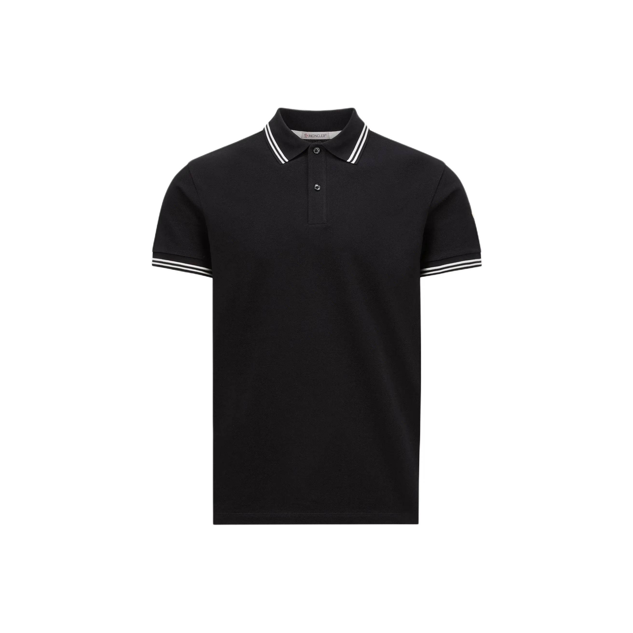 Moncler Logo Patch Short Sleeved Polo Shirt