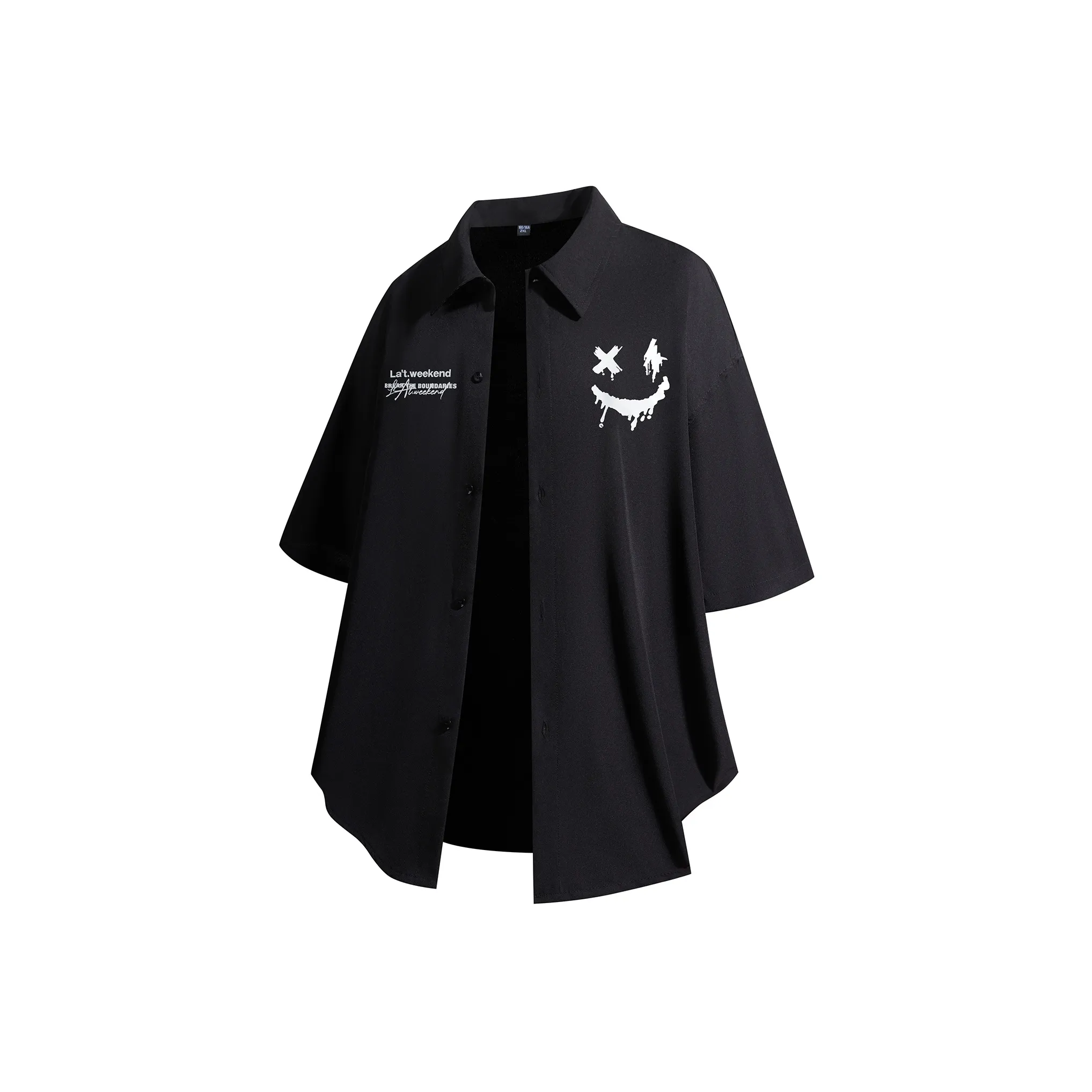 LA'T.WEEKEND Рубашка Унисекс Градиент Стандартная