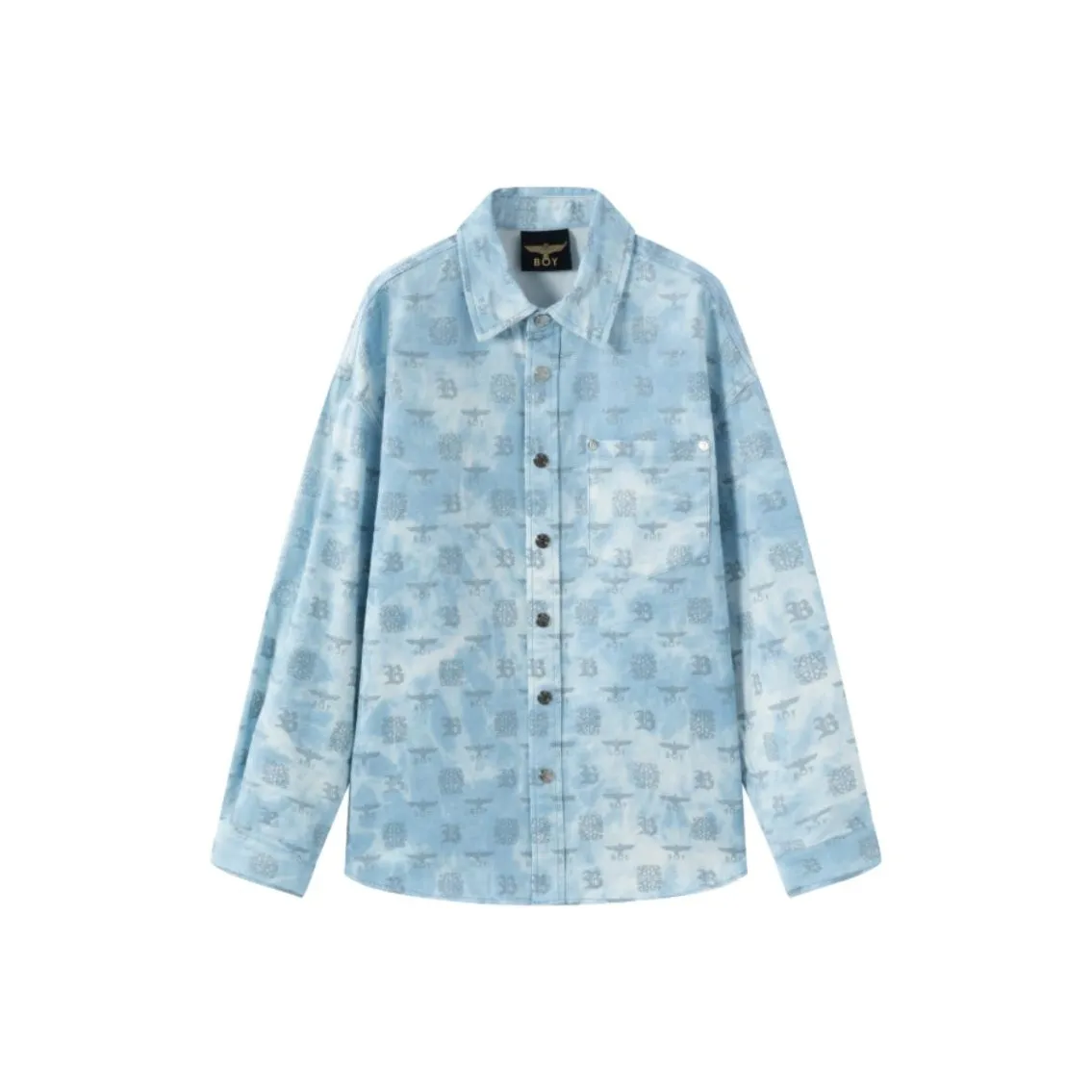 Boy London Рубашка Мужская Небесно-Голубая