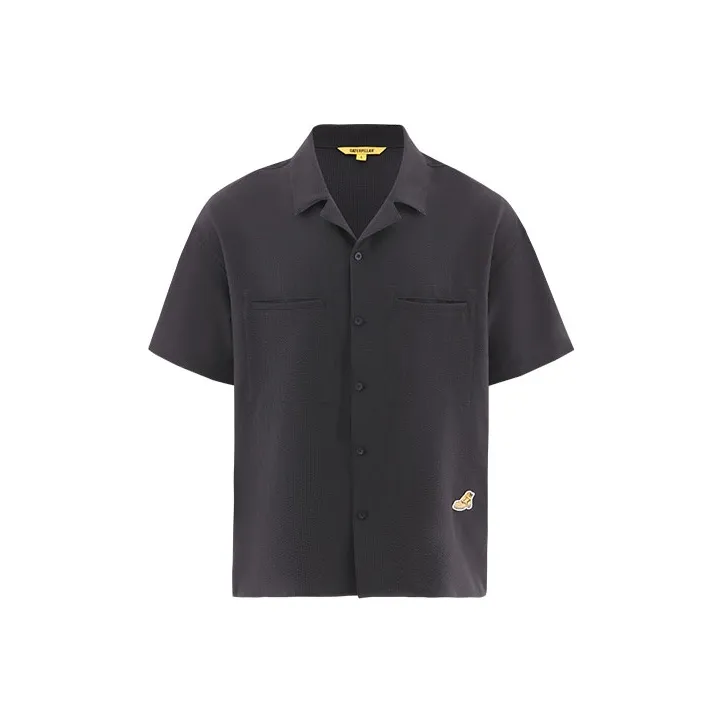 CAT Черные Мужские Рубашки