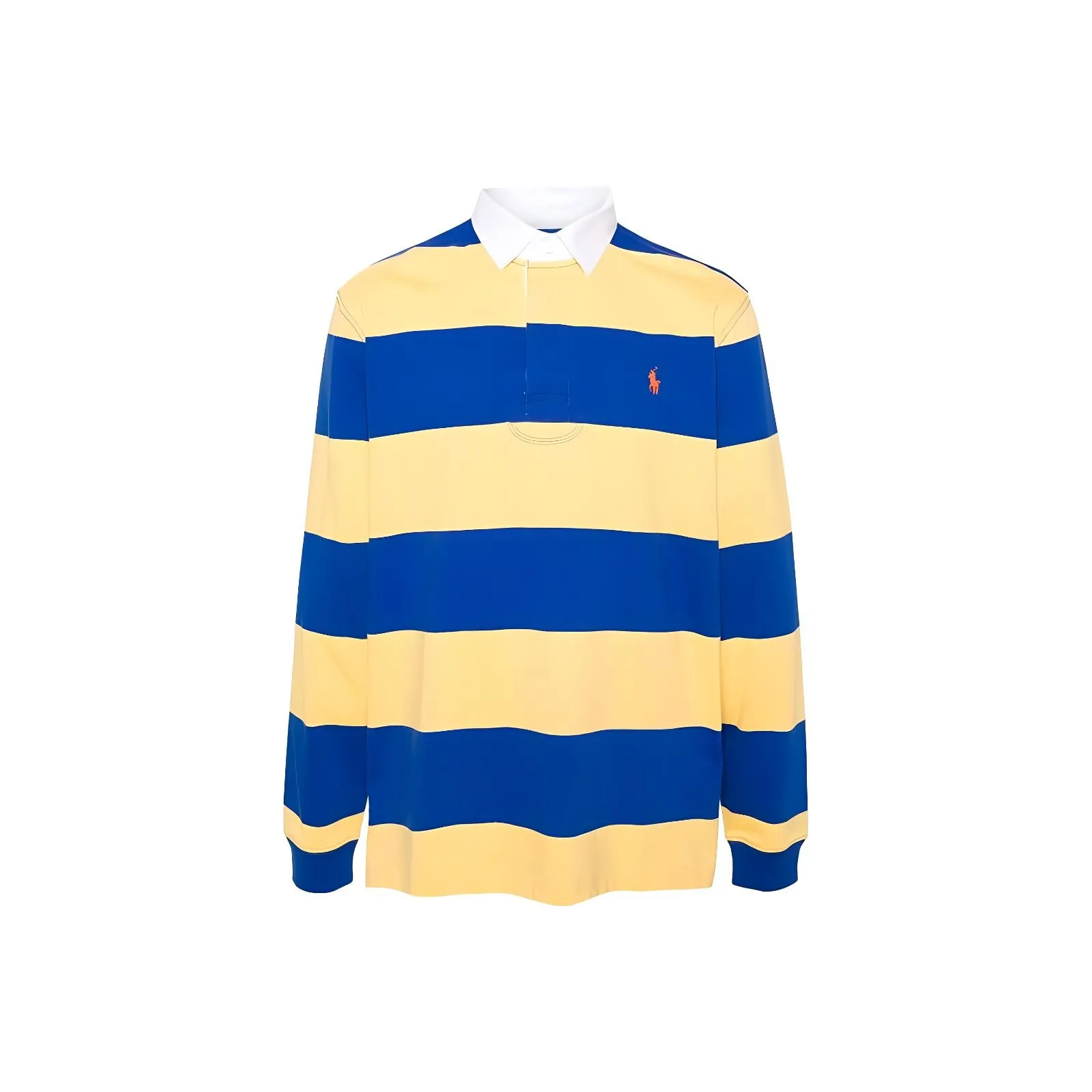 Polo Ralph Lauren Logo Embroidered Rugby Striped Polo Shirt