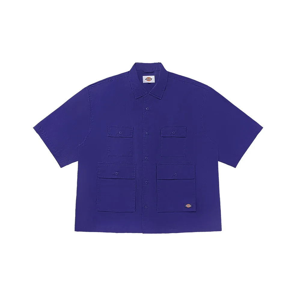 Dickies Фиолетово-Синие Мужские Рубашки