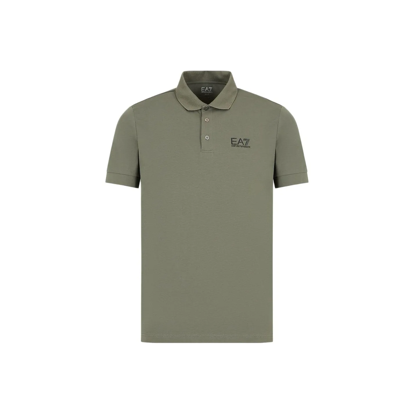 EMPORIO ARMANI EA7 SS24 Polo Shirt Men's Army Green