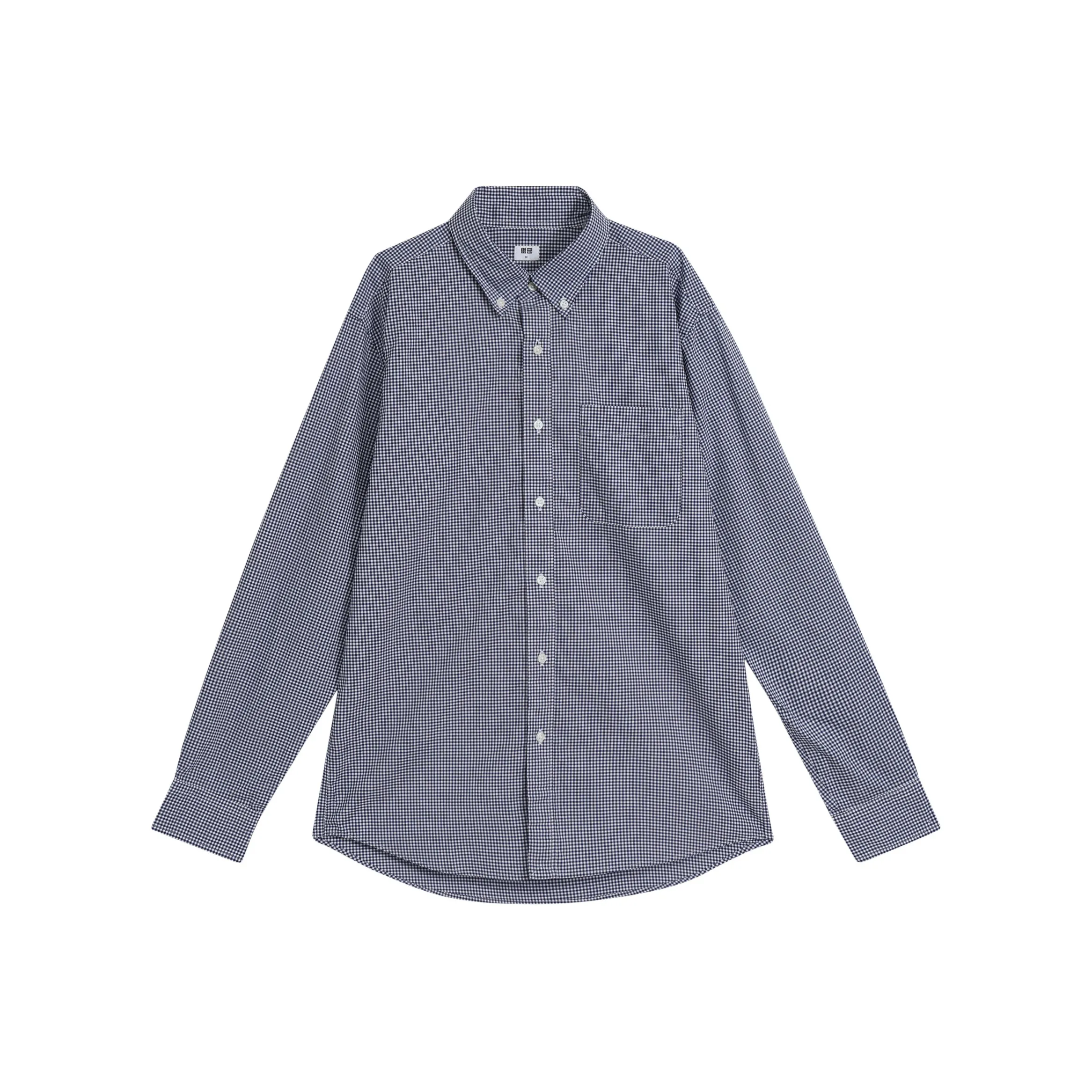 UNIQLO Мужские Синие Рубашки