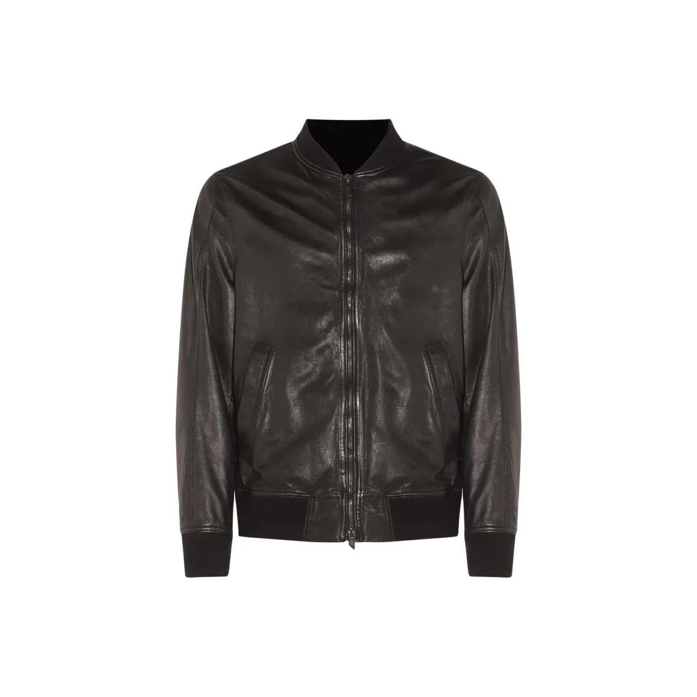 SALVATORE SANTORO Leather Bomber Jacket