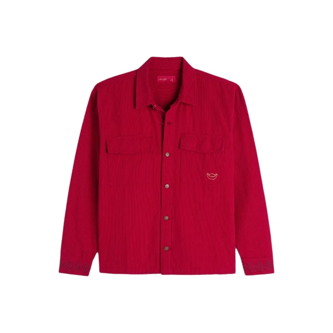 Hollister Snake Year Spring Collection Shirts Unisex Red