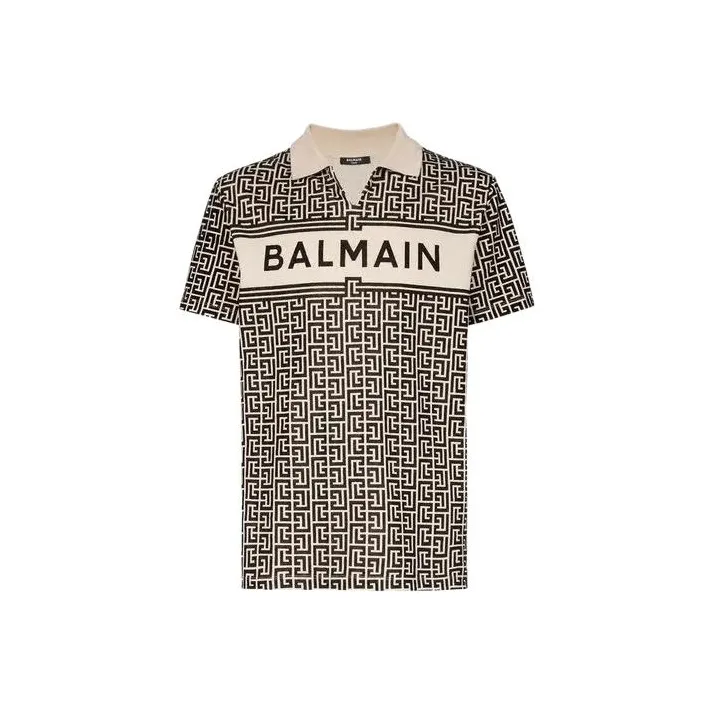BALMAIN Polo Shirts Men's Brown