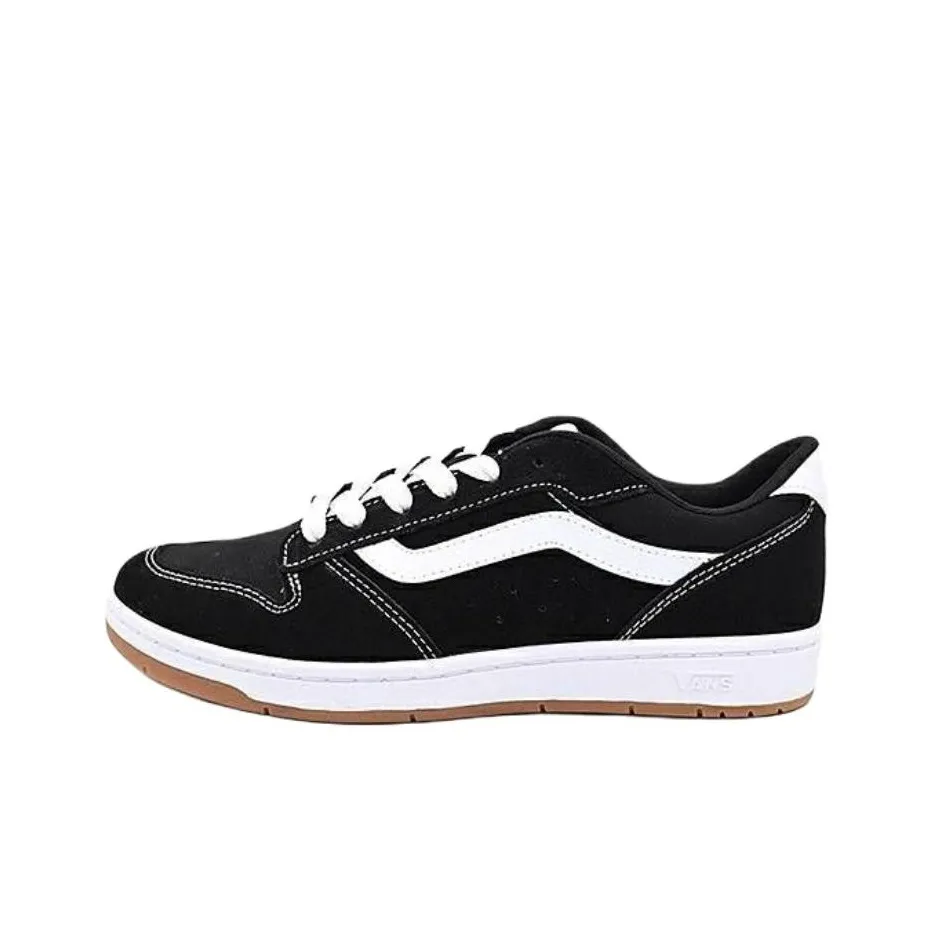 Vans Ryland LS Устойчивые к истиранию низкие кроссовки для скейтбординга Мужские Черные