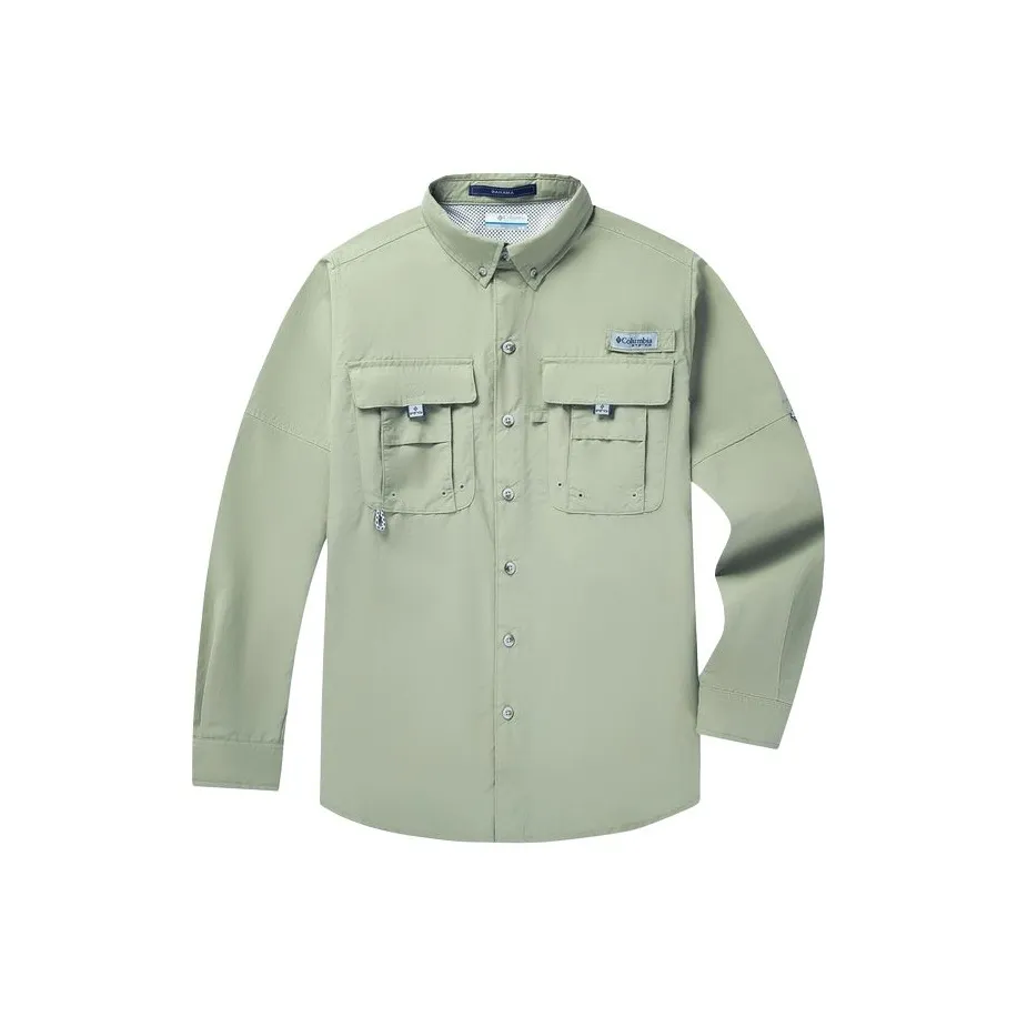 Columbia Fishing Collection Bahama Shirt Unisex Green