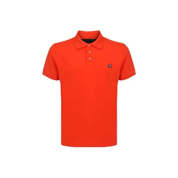 Moose Knuckles Polo Shirt Men's Orange