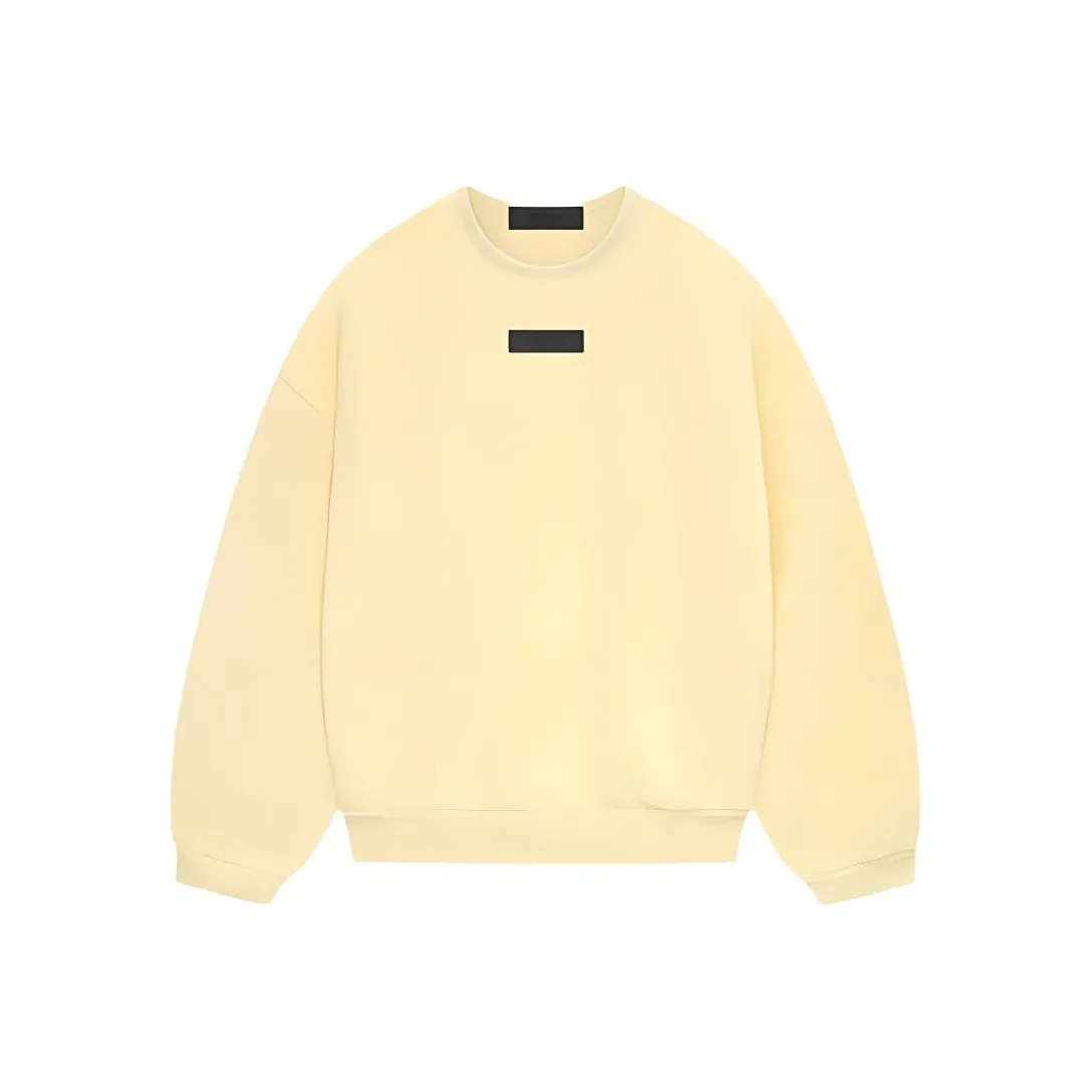 Fear of God Essentials SS24 Свитер с круглым вырезом Свитшот Мужской Садовый Желтый Садовый Желтый