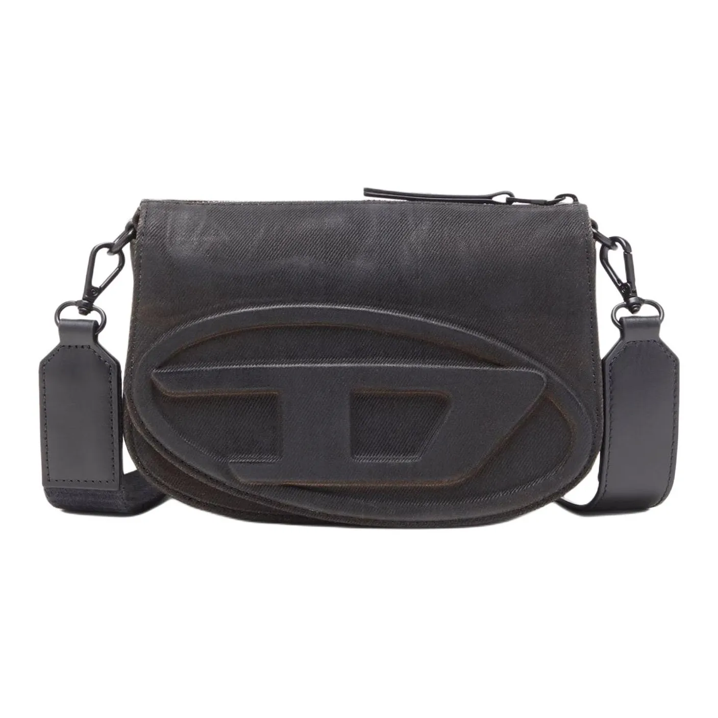 DIESEL Хлопок Camera Сумка Плечевая сумка Унисекс Черный