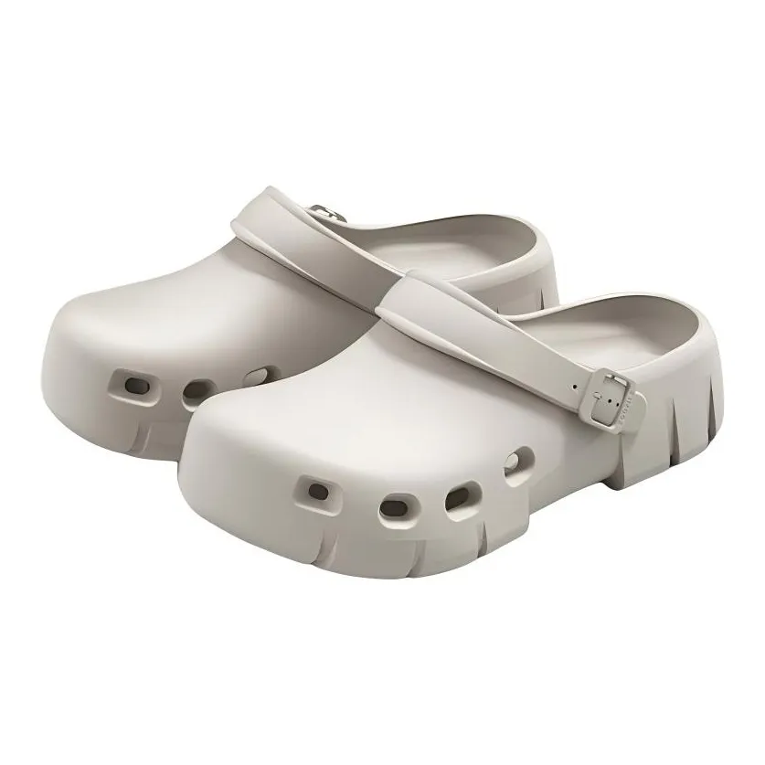 Yu Pu Clogs For Hospital Nurses Breathable Platform Slippers With Odor Resistant EVA, Closed Toe Home Slippers