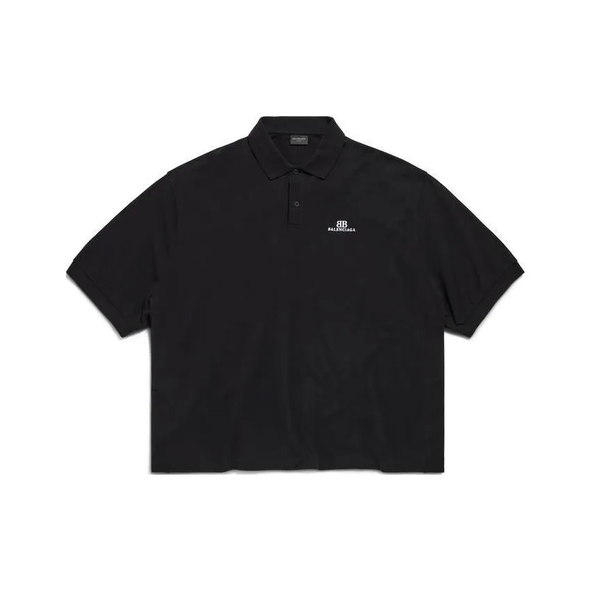 Balenciaga Oversized Short Sleeve Polo