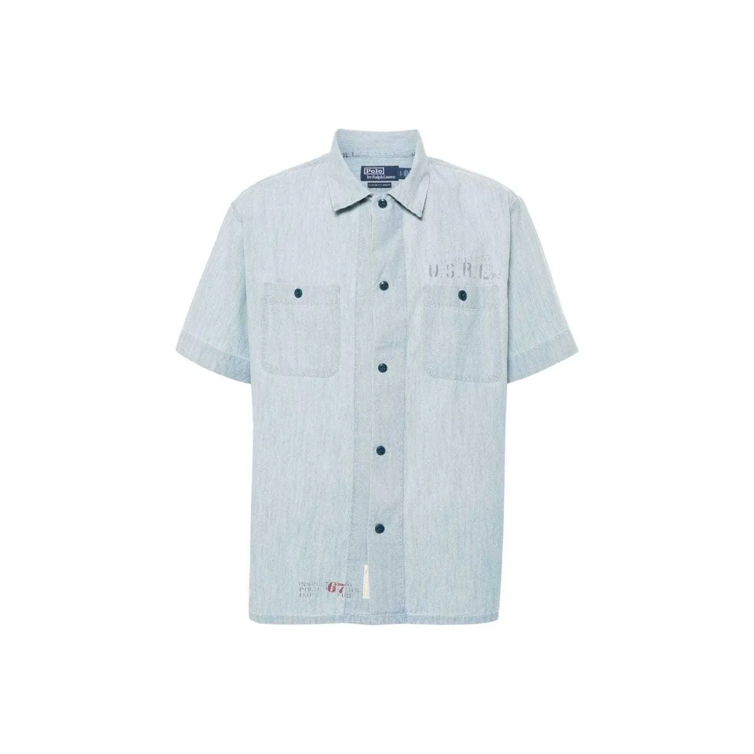 Polo Ralph Lauren Рубашка Мужская Светло-Синяя