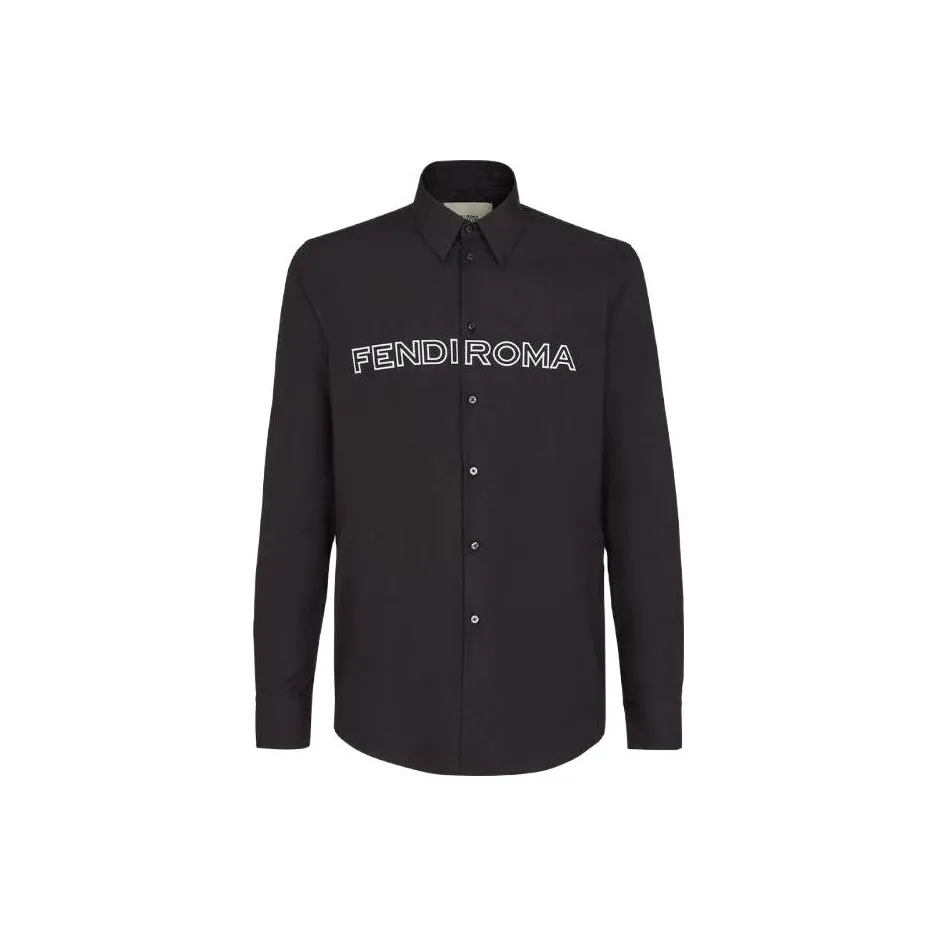 FENDI Shirts Men's Black