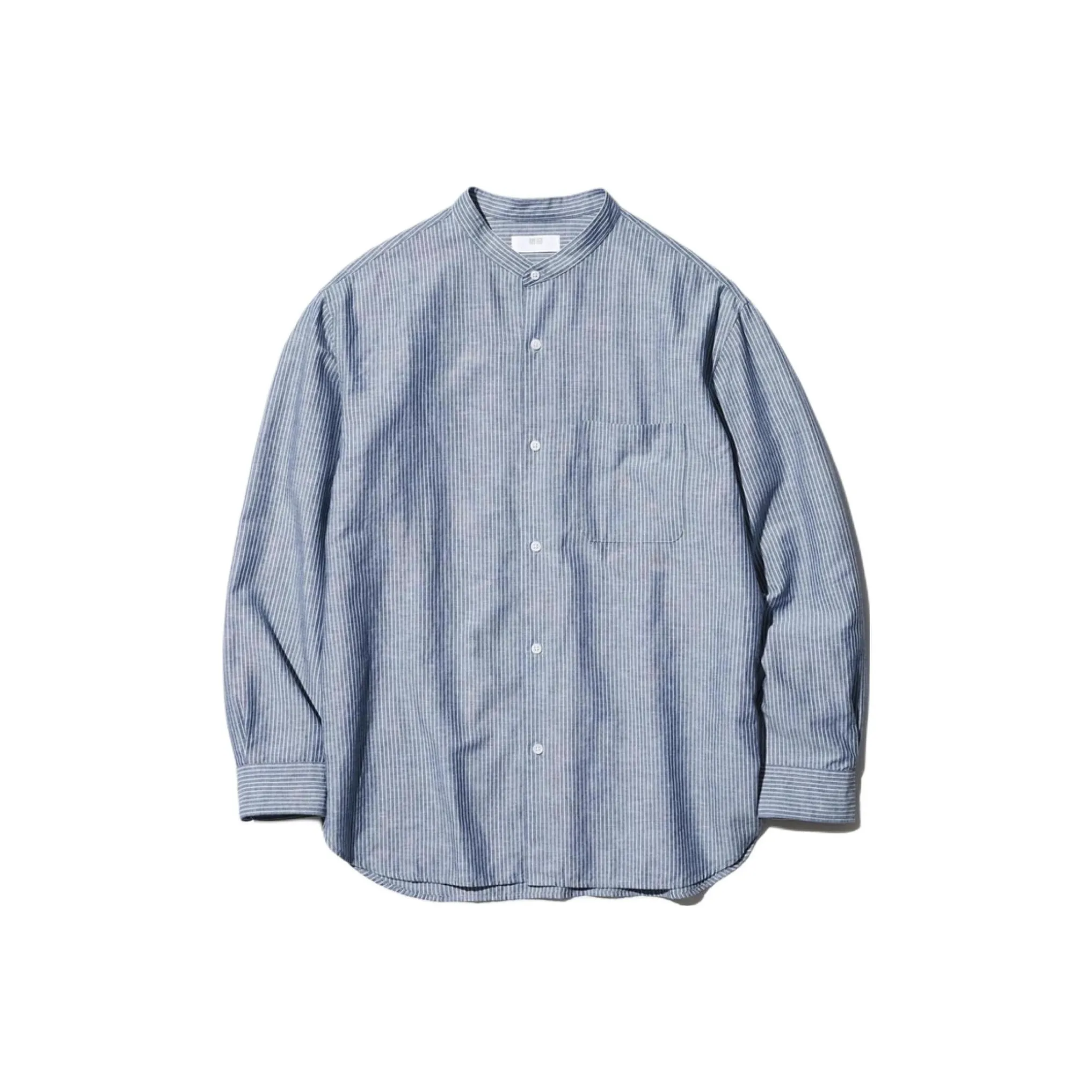 UNIQLO Королевский синий Унисекс Рубашки