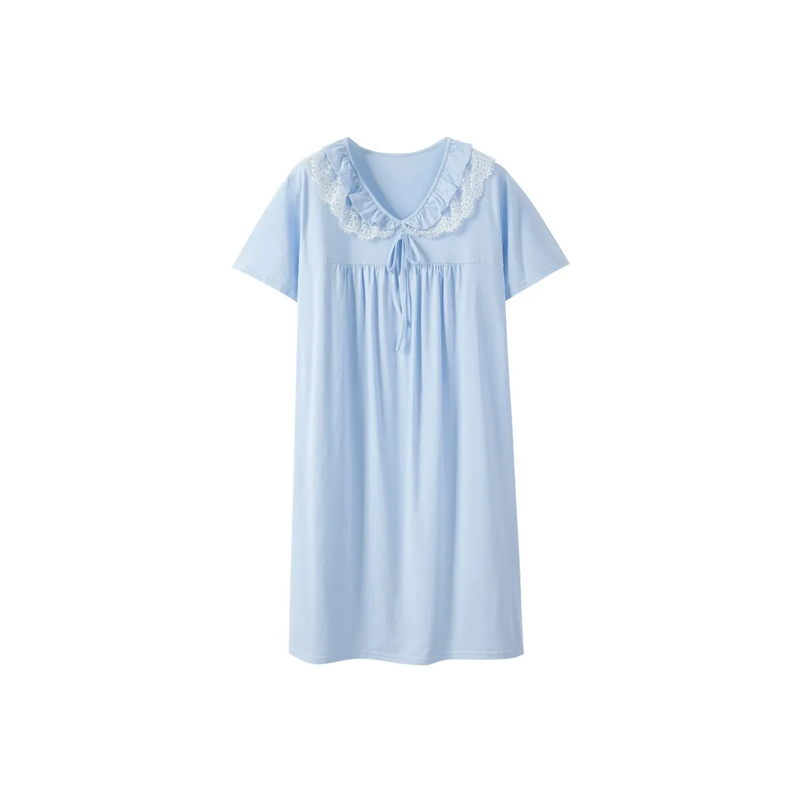 FENTENGCARE Nightgown Women's Light Blue