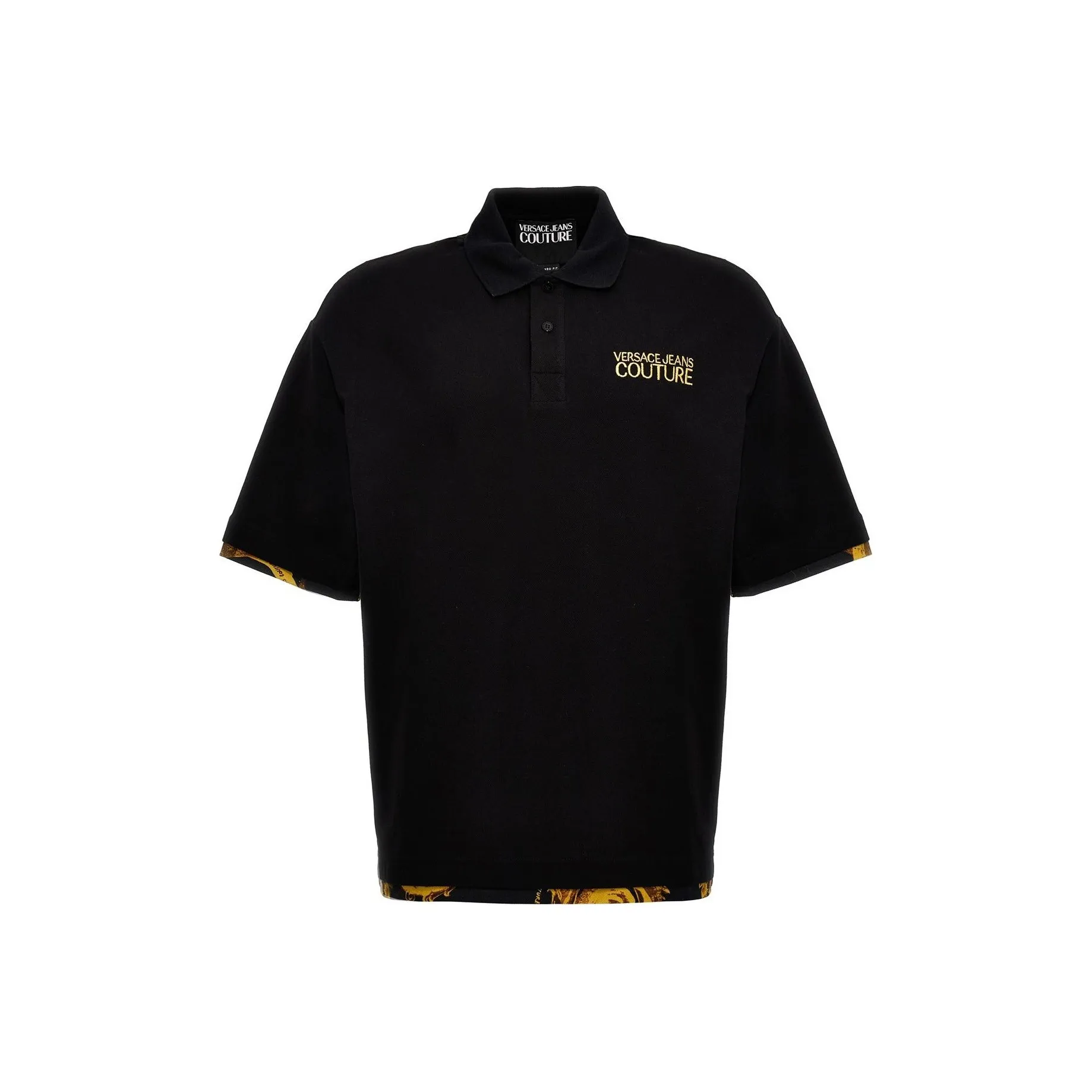 VERSACE JEANS COUTURE Поло Мужское Черное