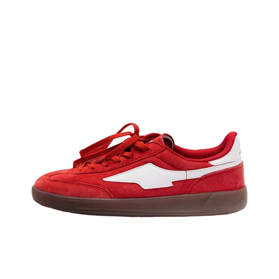 AVIA Sports Life Collection Slip-resistant Abrasion-resistant Low-top Skateboard Shoes Unisex Red AVIA Sports Life Collection Скользящие против абразивного низкий топ кроссовки для скейтбординга унисекс красный