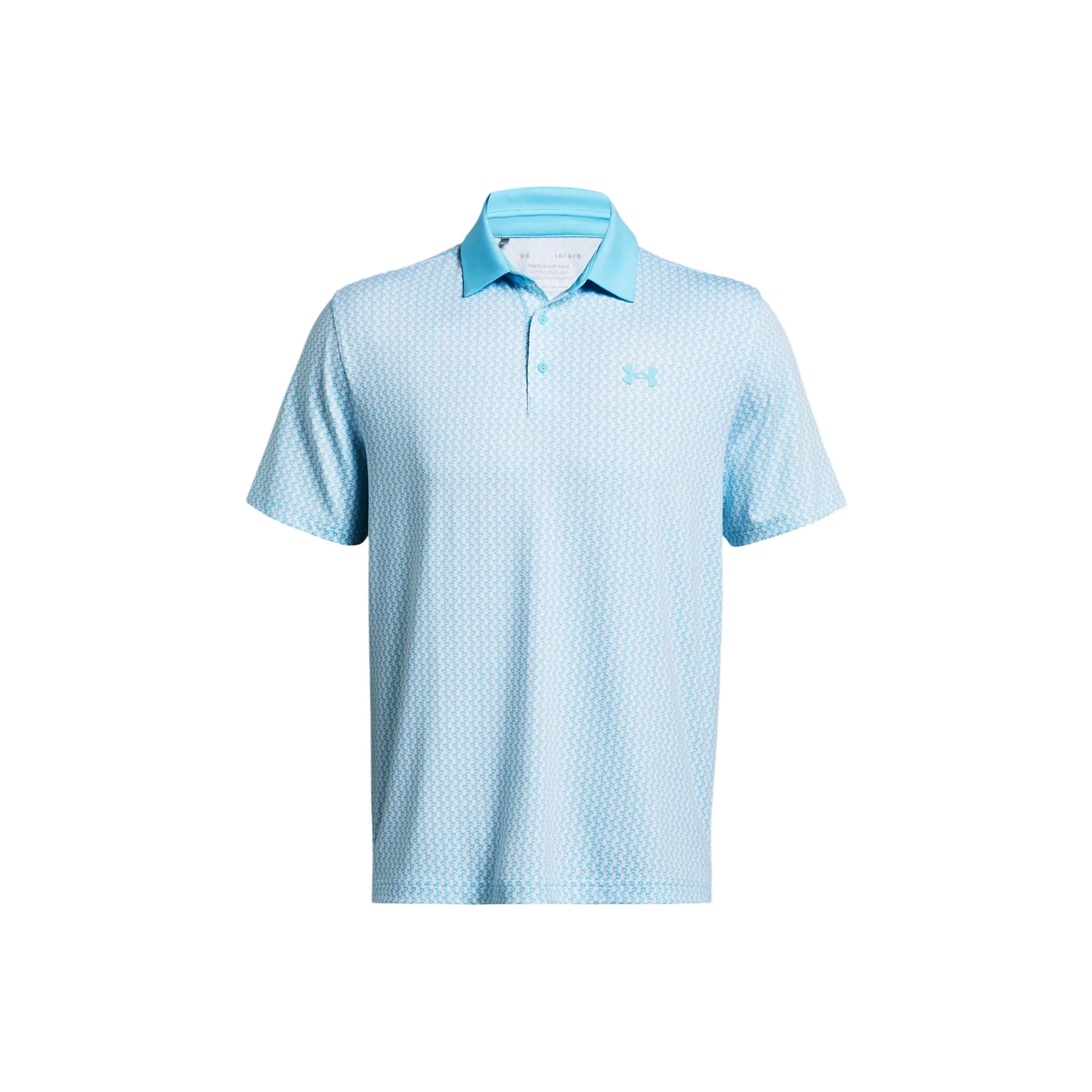 Under Armour UA Playoff Polo Shirt Men's Pink Blue