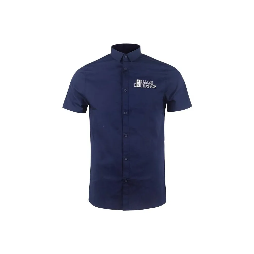 ARMANI EXCHANGEAE Рубашка Мужская Синяя