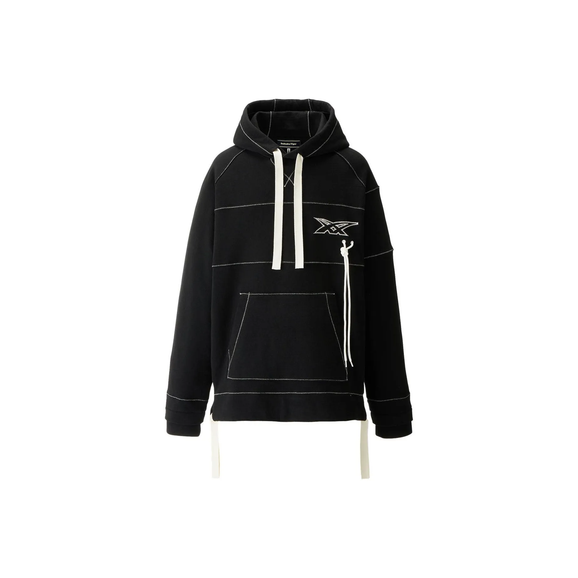 Onitsuka Tiger HOODIE Sweatshirt Unisex Black