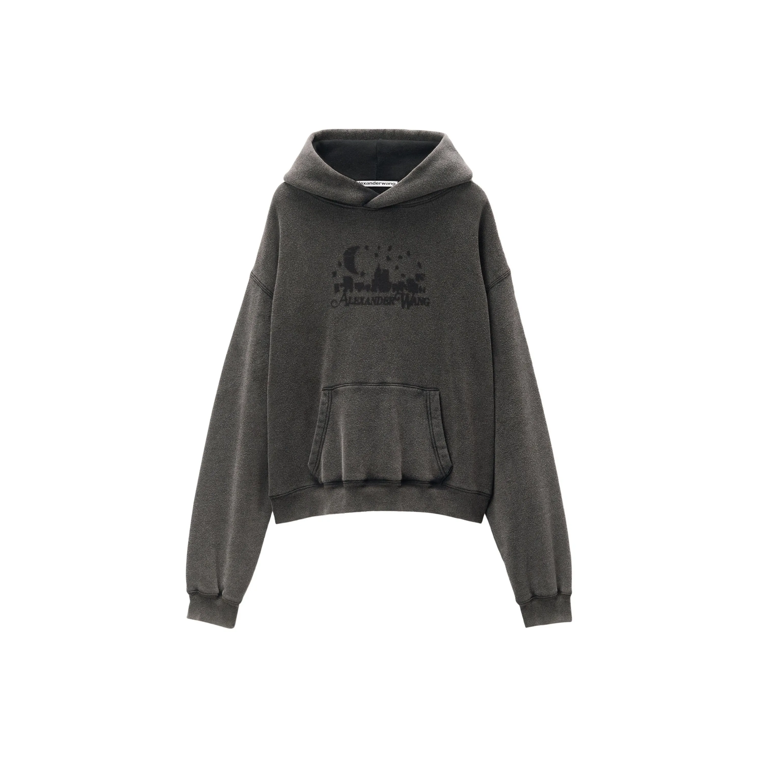 Alexander Wang SS24 Свитшот Унисекс Угольный Серый