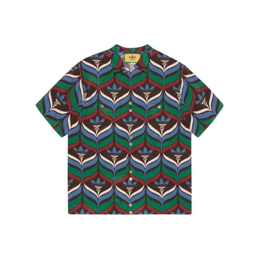 GUCCI x Adidas SS22 Shirt Men's Multicolor