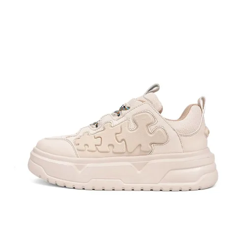 Wahaha Кроссовки для скейтбординга Low Top Бежевые Мужские