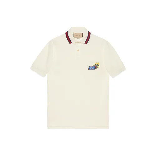 GUCCI Chinese New Year Белый Мужское Поло