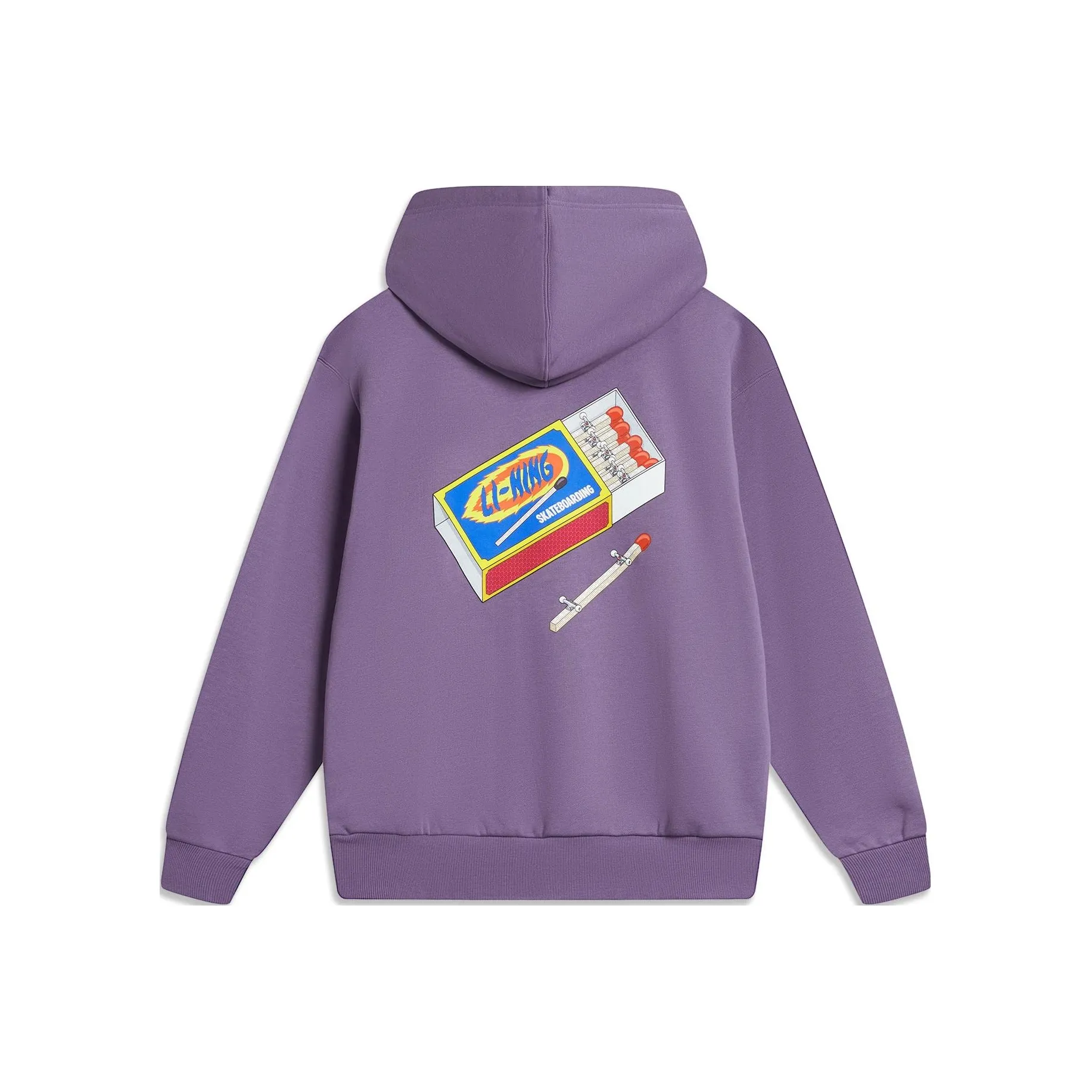 LINING Толстовка Унисекс Темный Кристально-фиолетовый