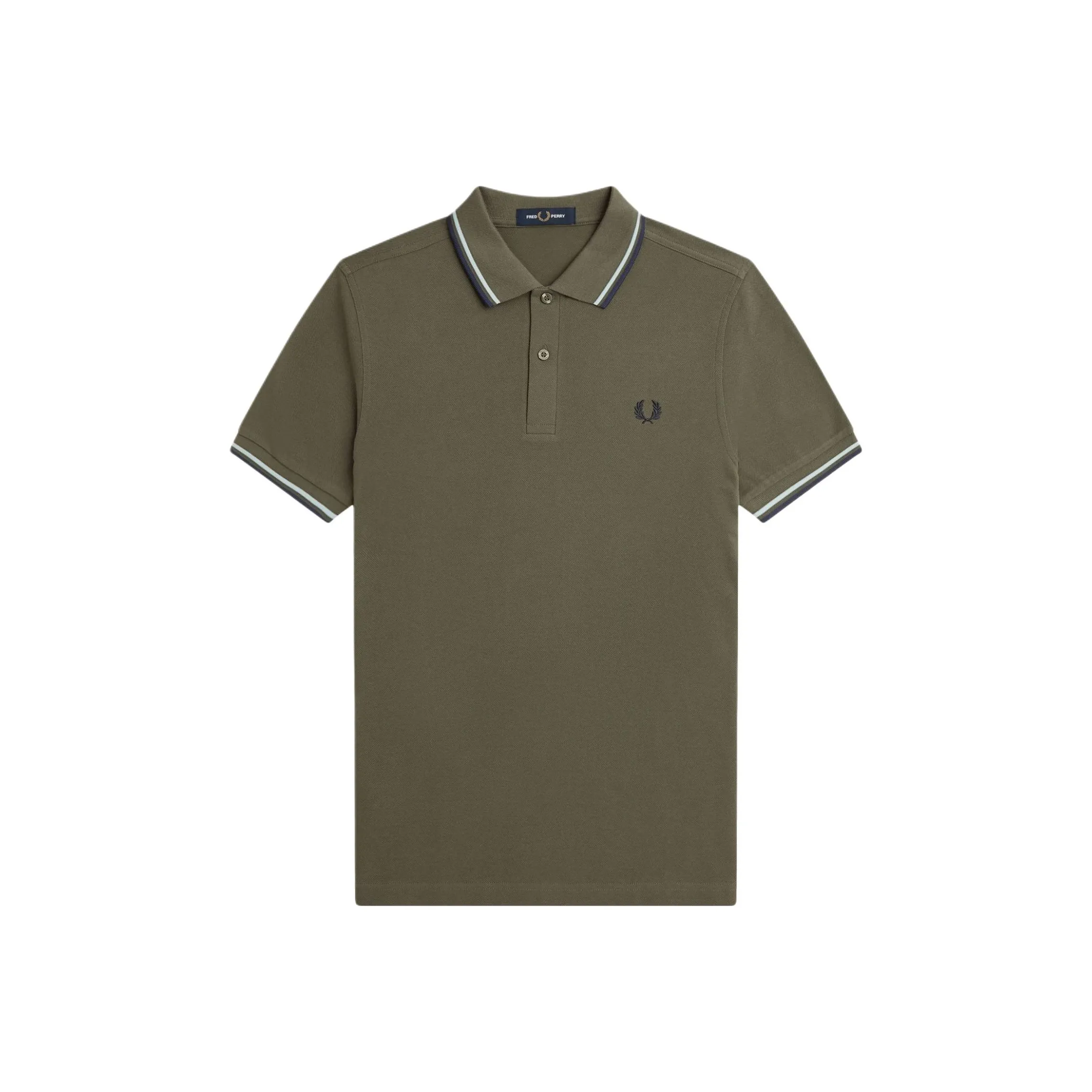 FRED PERRY Поло Мужское Laurel Wreath Зеленый