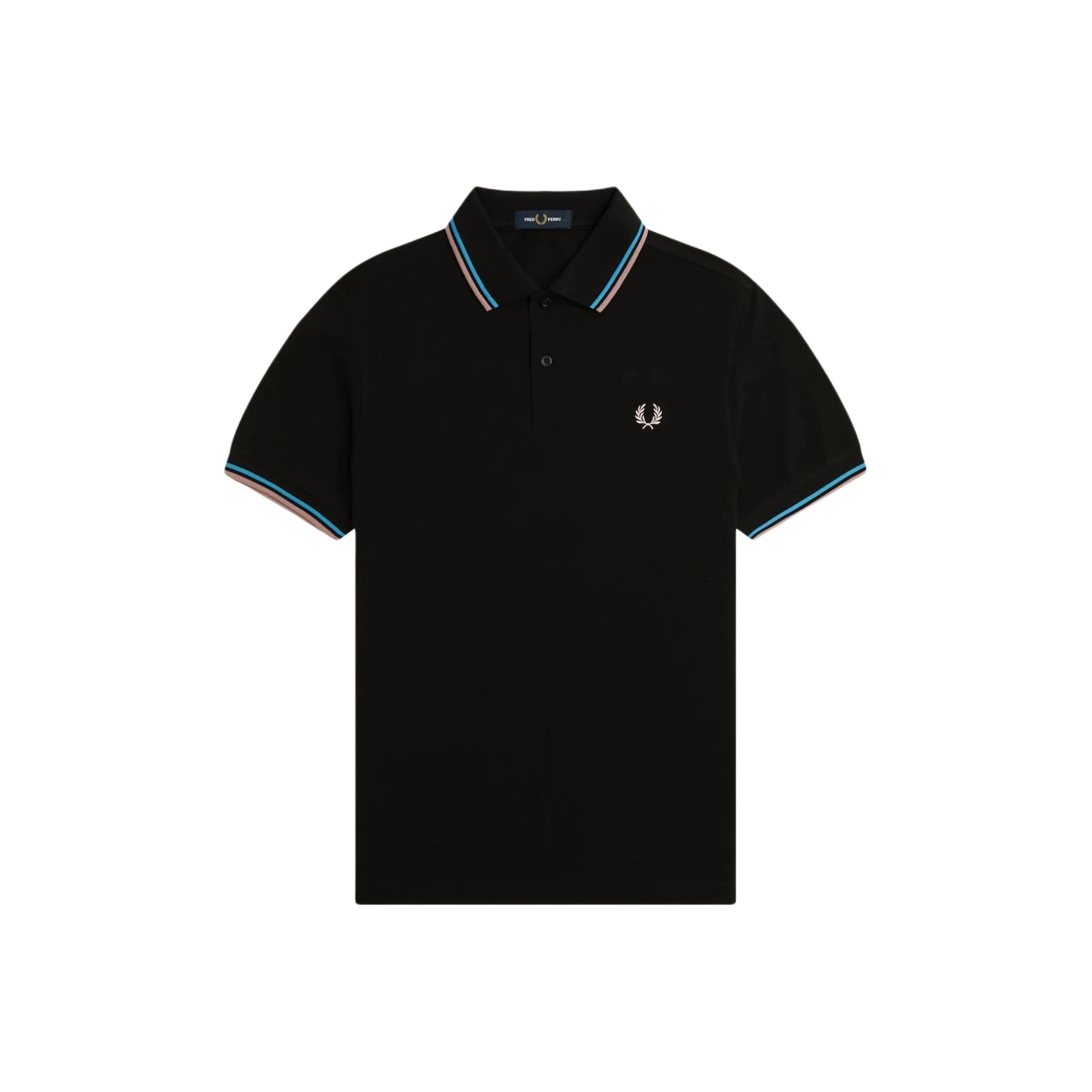 FRED PERRY Поло Мужское Черное