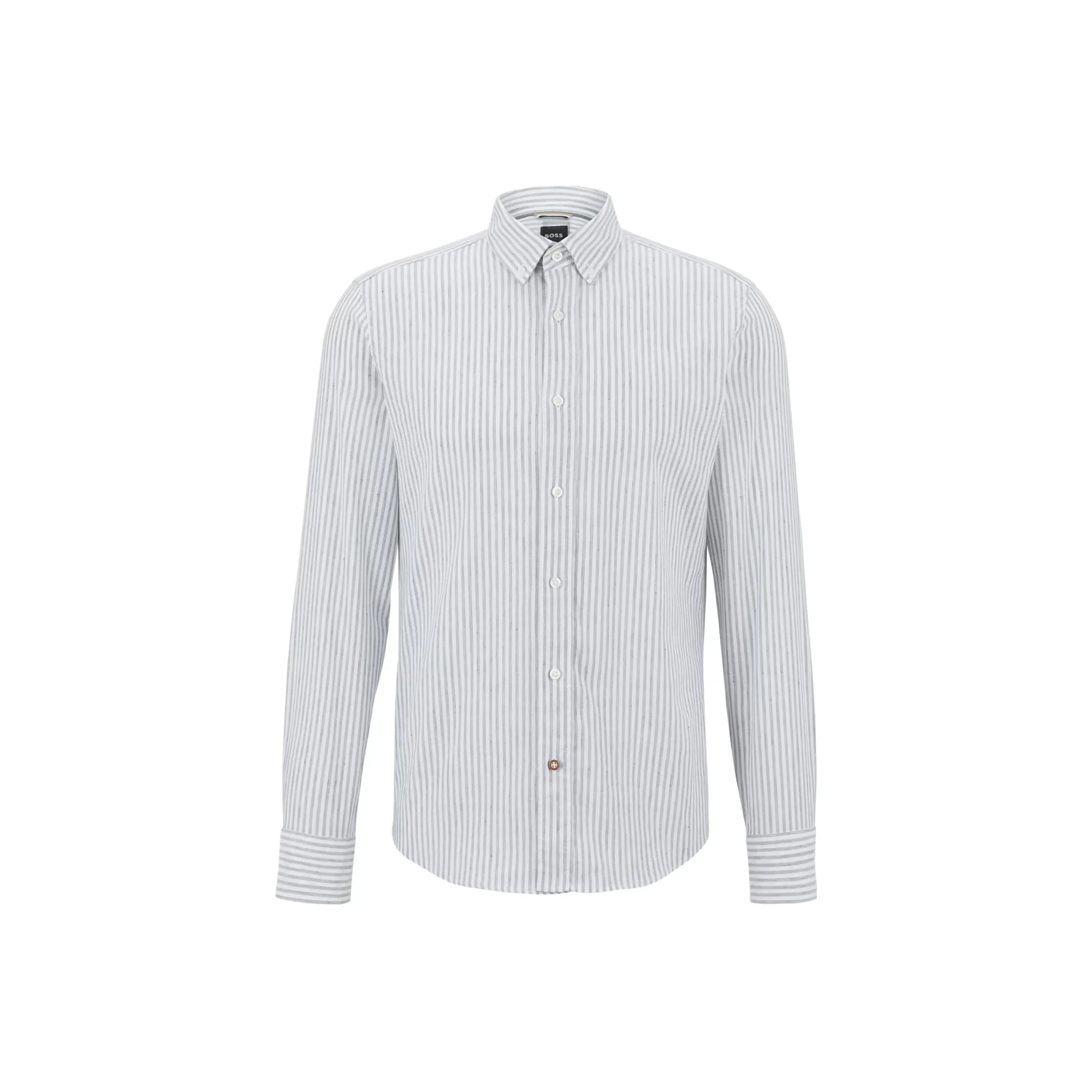 Hugo Boss Светло-серые Мужские Рубашки