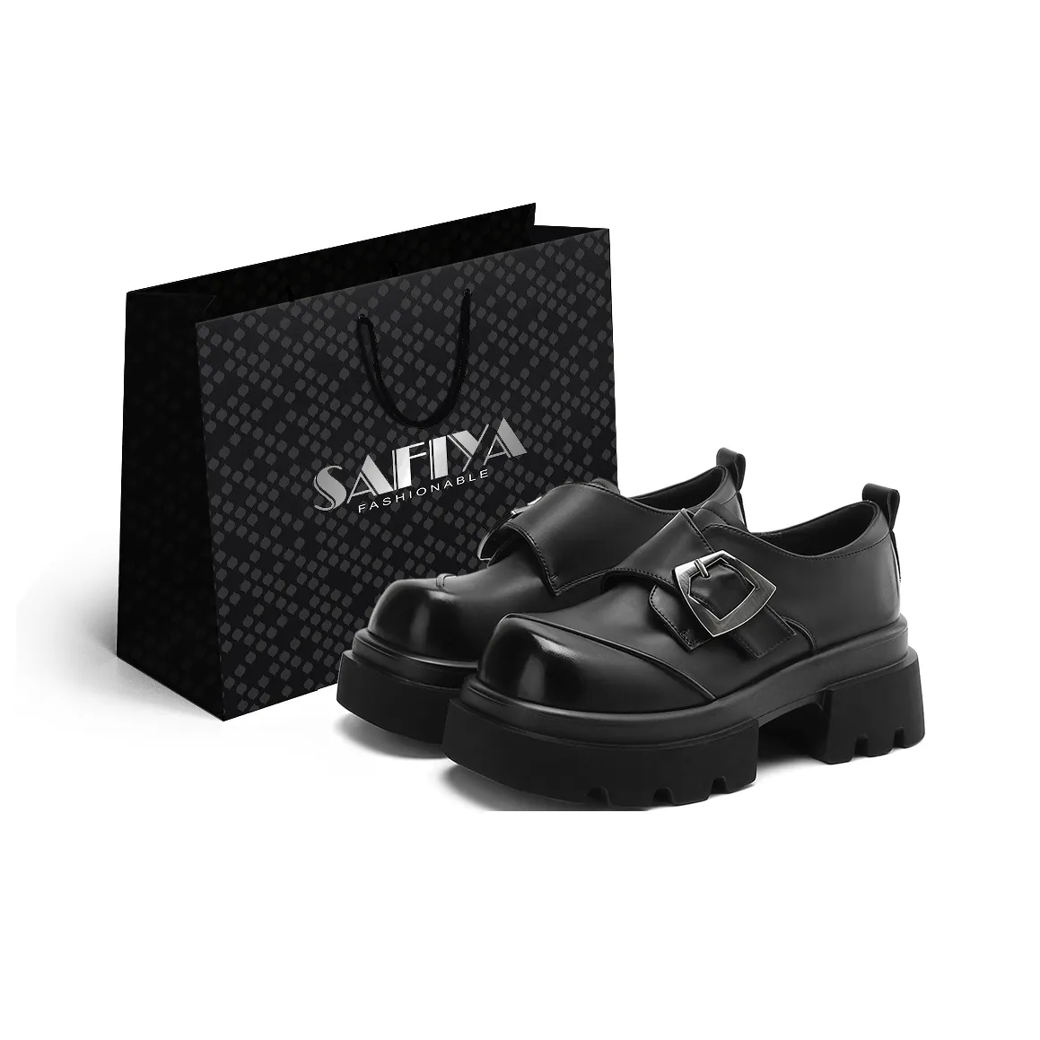 Safiya Chunky Heel Loafers Women's