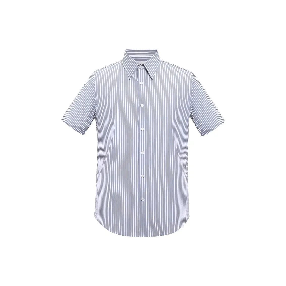 DANIEL HECHTER Shirt Men's Gray Blue Stripes