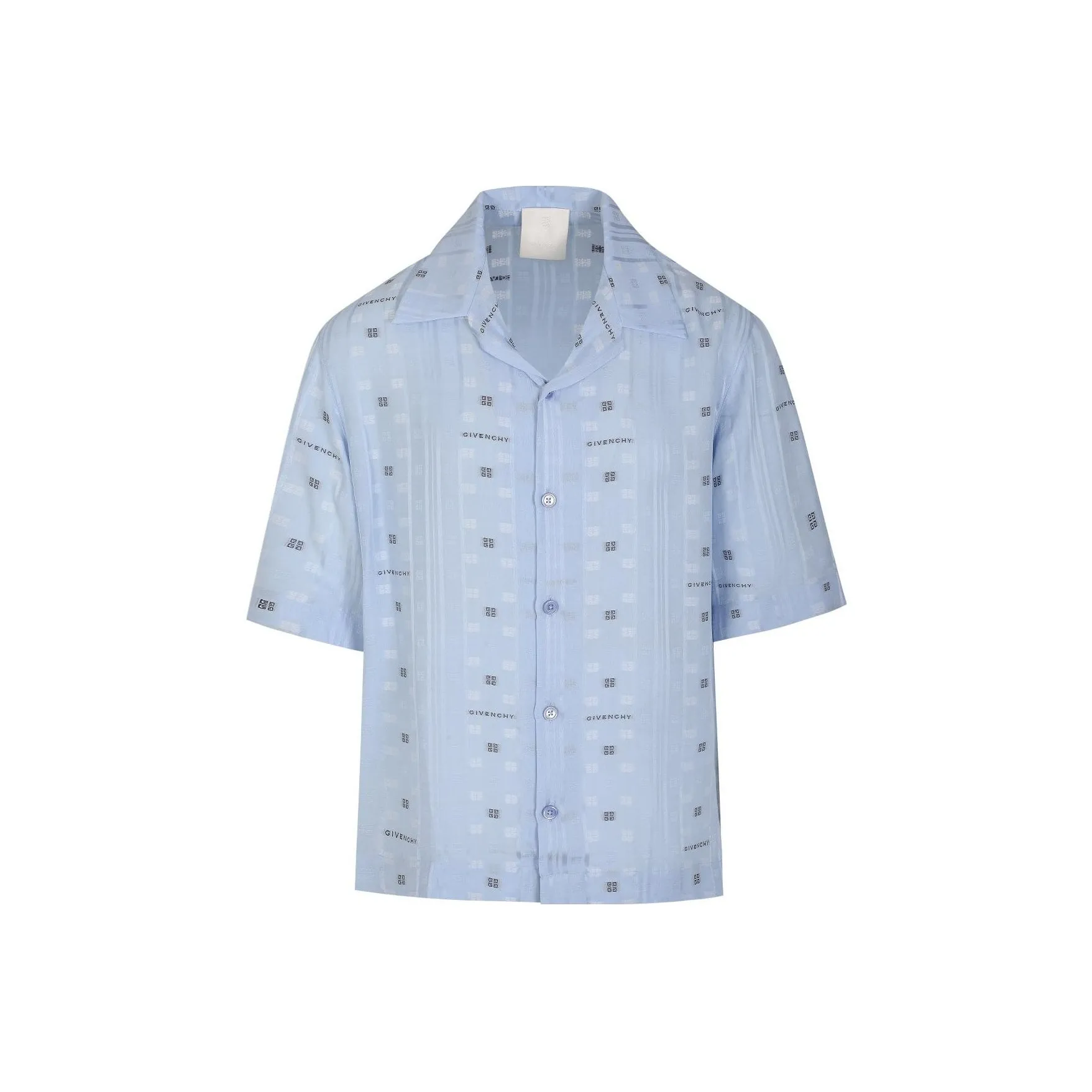 Givenchy Boxy Fit Shirt With Hawaiian Collar