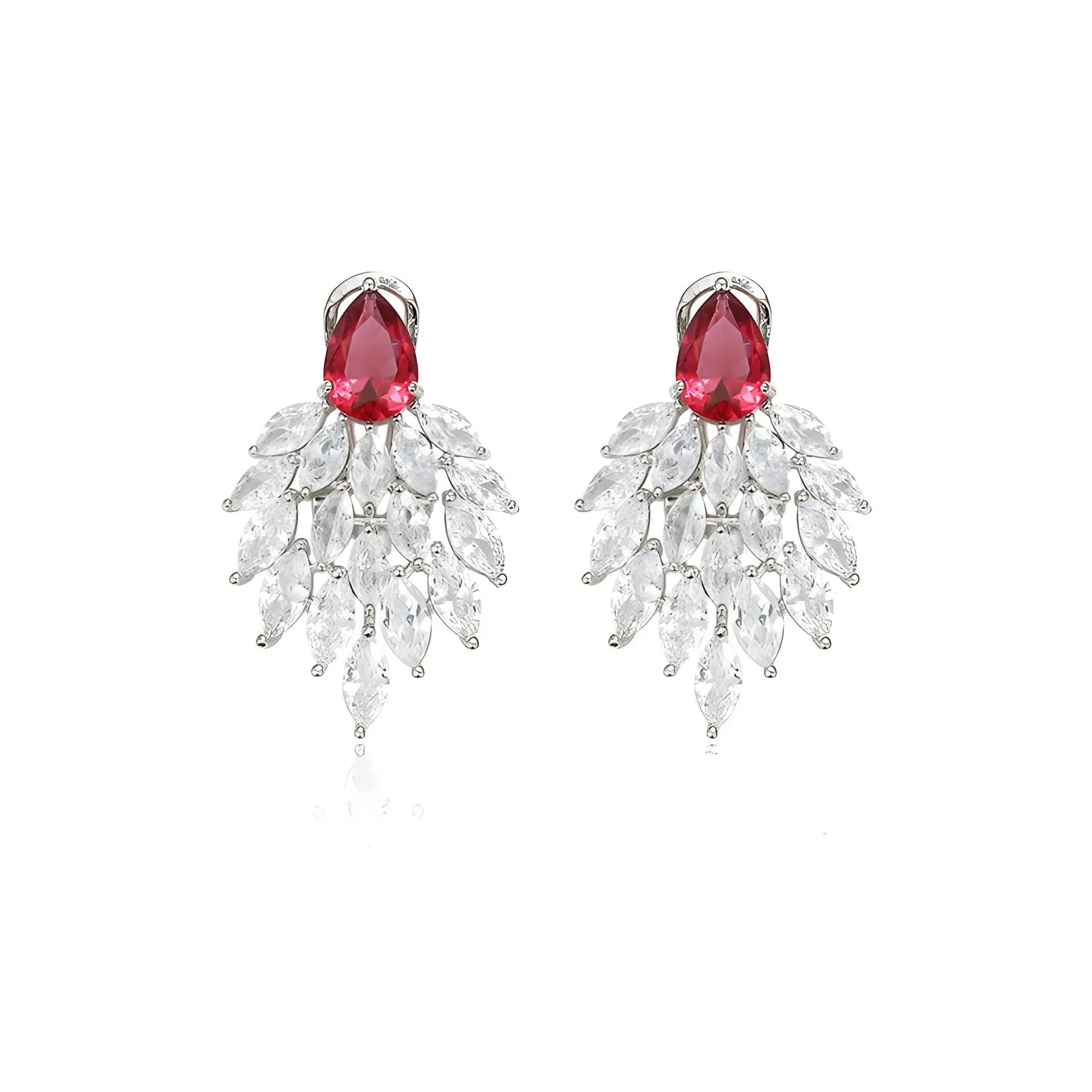 Серьги Exhibition Циркон Медные Женские