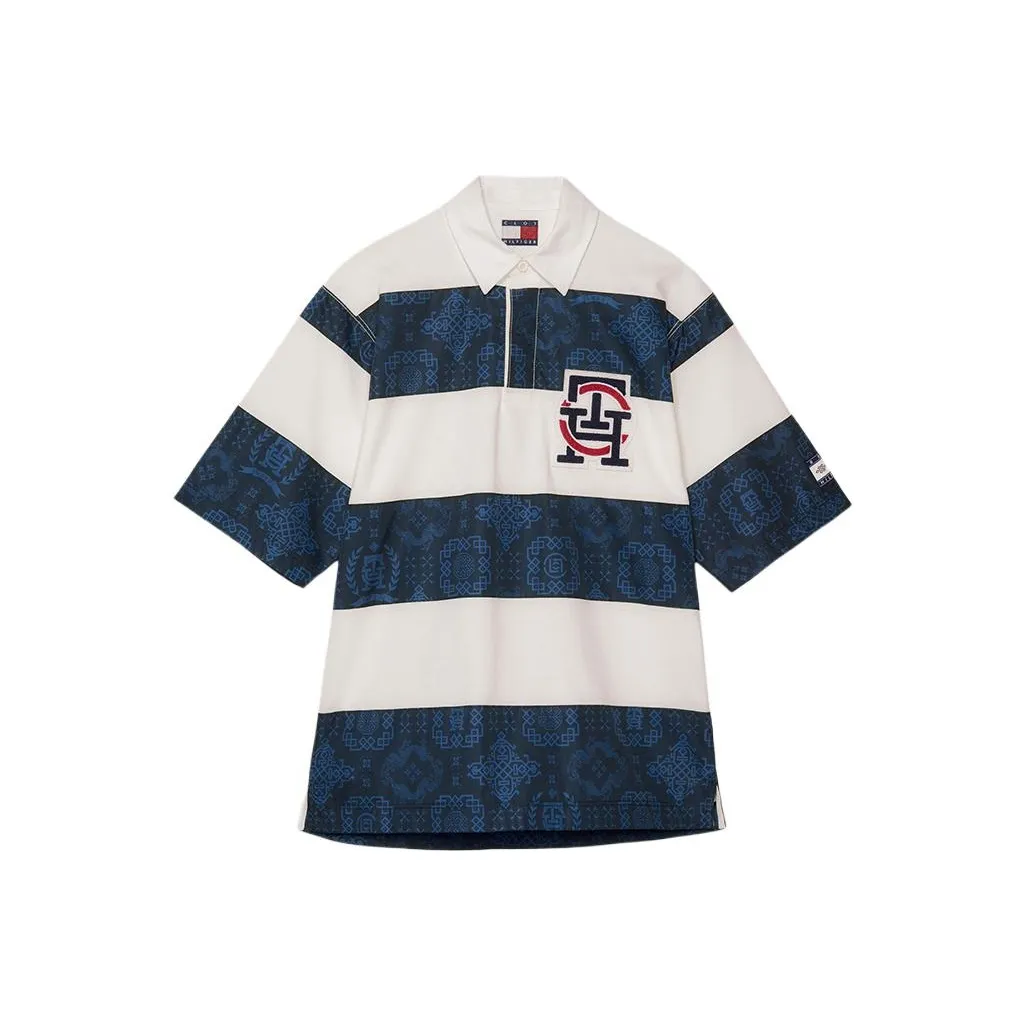 Tommy Sport Top sportivo nero bianco rosso