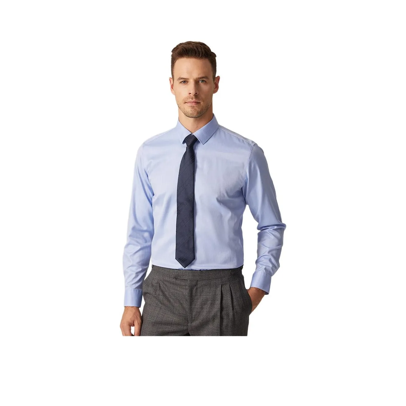 DANIEL HECHTER Рубашка Мужская Небесно-Синий