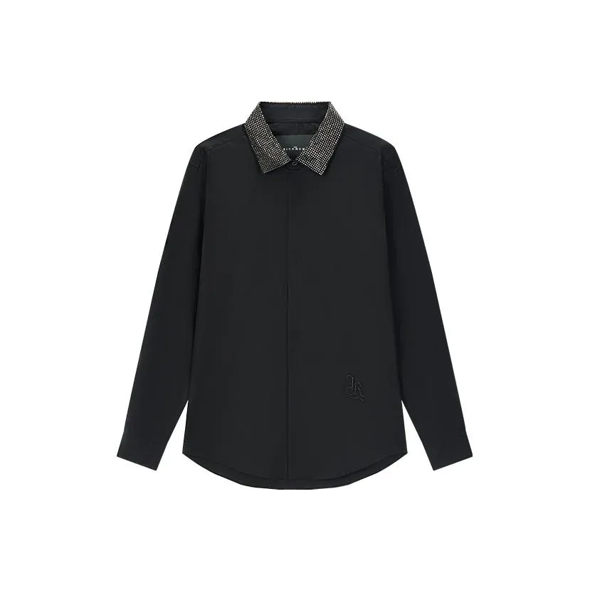 JOHN RICHMOND Мужские черные рубашки