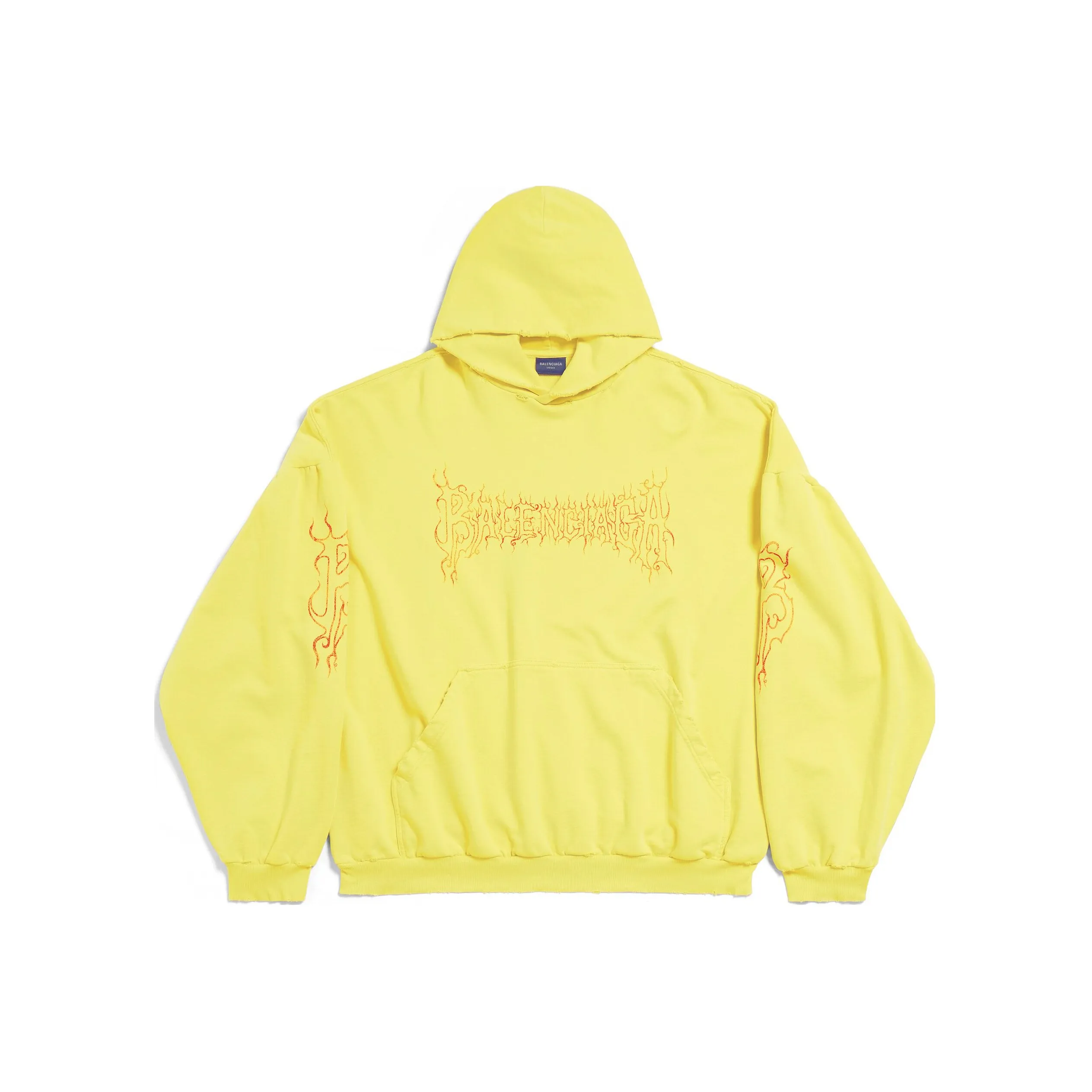 Balenciaga Свитшот Свободного кроя Унисекс Желтый