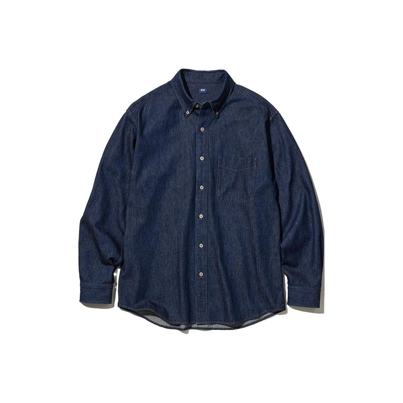 UNIQLO Темно-синие мужские рубашки