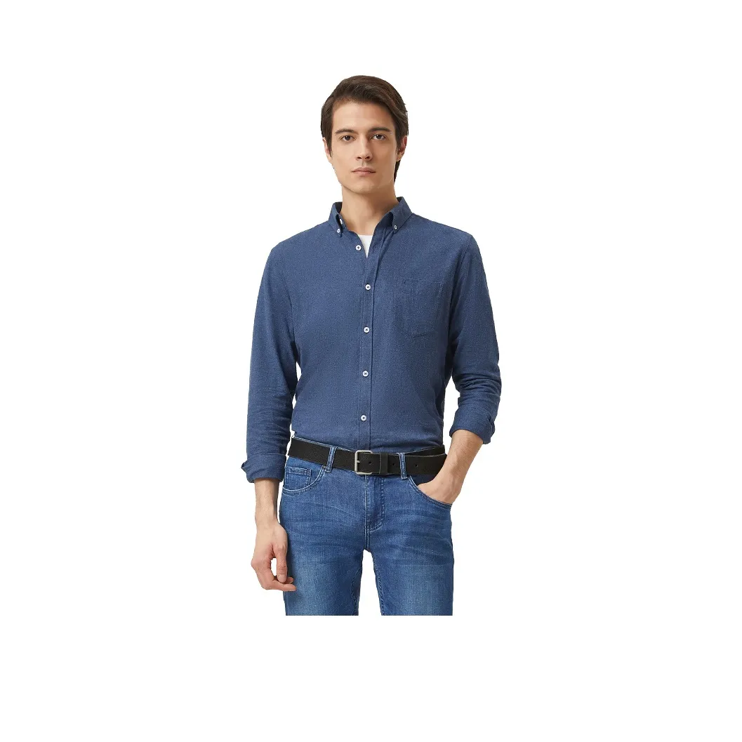 DANIEL HECHTER Shirts Men's Royal Blue