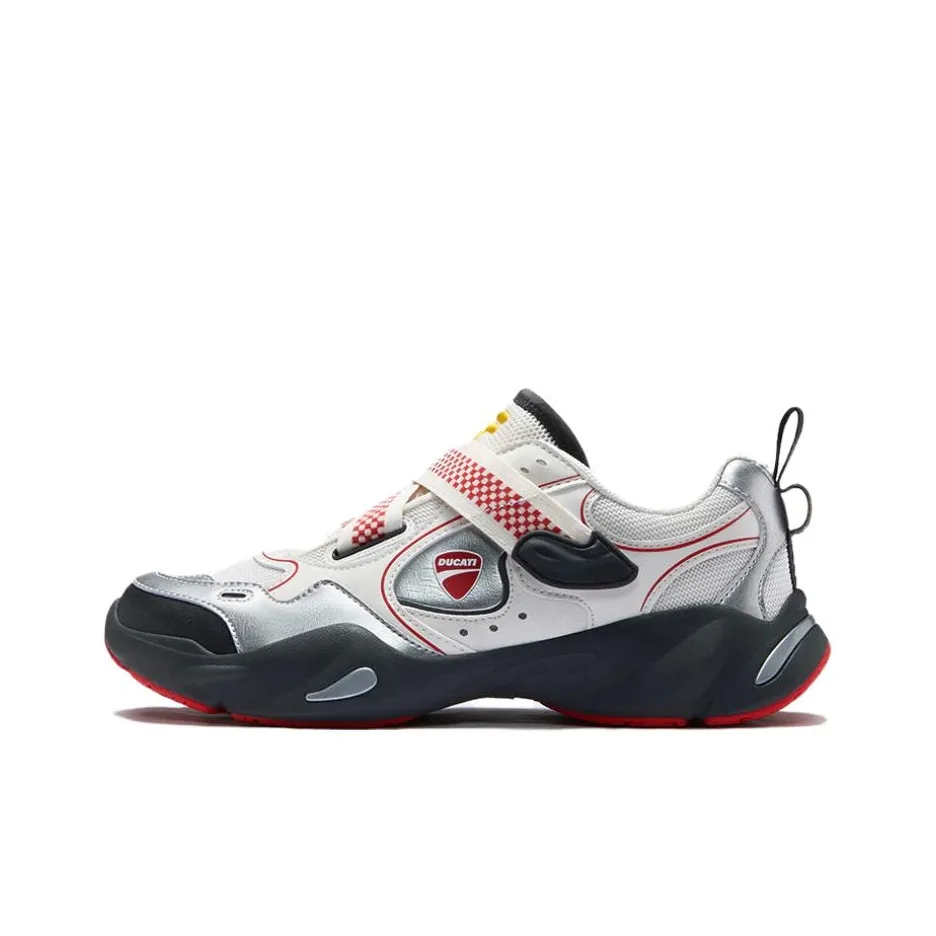 Ducati x FILA FUSION EVA SLIM Waterdrop Shoes Breathable Low Top Casual Shoes Women's Red White