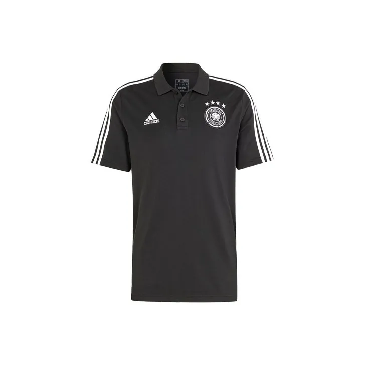 Adidas Germany DNA 3 Stripes Polo Polo Men's Black