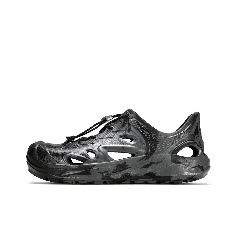 HUMTTO Slip-resistant Odor-resistant And Breathable Hiking Shoes Men's Black Gray Camouflage HUMTTO Противоскользящие Антибактериальные и Дышащие Горные Ботинки Мужские Черный Камуфляж