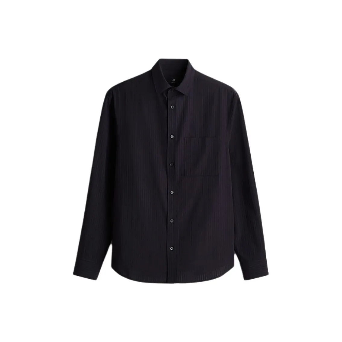 H&M Морской Синий Мужские Рубашки